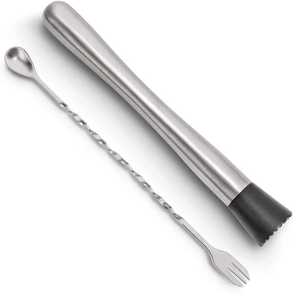 Stainless Steel Cocktail Muddler & Mixing Spoon Bar Tool Set Cocktail Bar Tool Set Axl