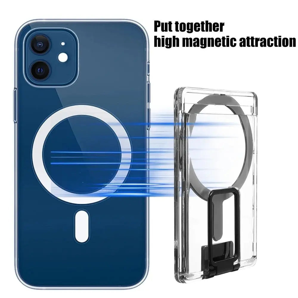 Magnetic Phone Wallet Card Holder & Kickstand – MagSafe Phone Wallet Kickstand Axl