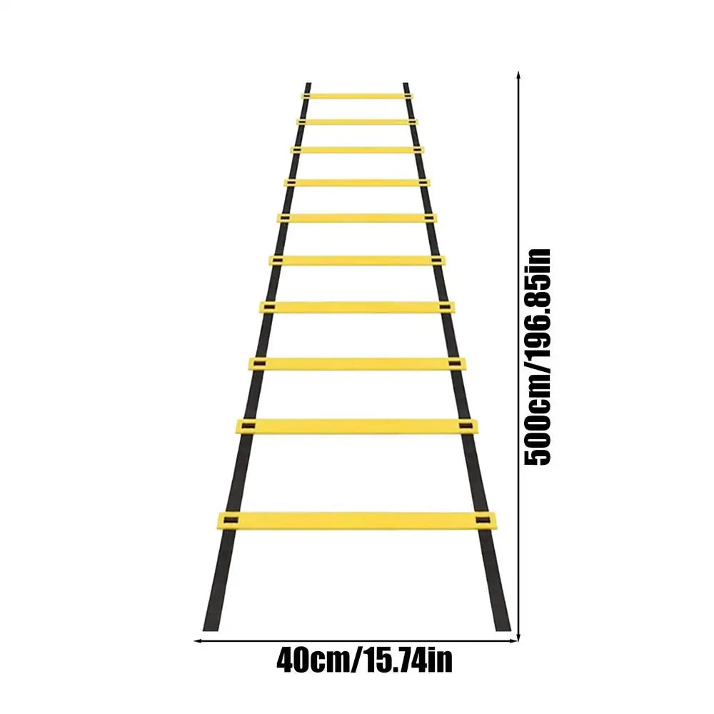 Agility Speed Ladder with Bag – Multi-Sport Training Tool Agility Training Ladder Axl Yellow