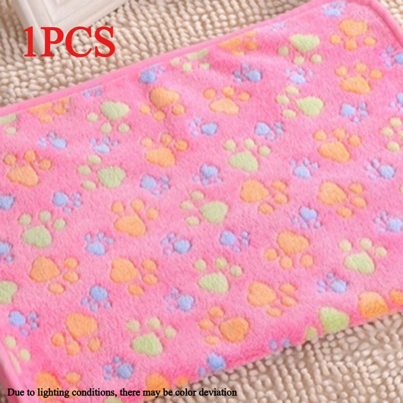 Soft Flannel Pet Blanket for Dogs & Cats | Cartoon Christmas Throw Pet Throw Blanket Axl B-1pcs 60x40cm