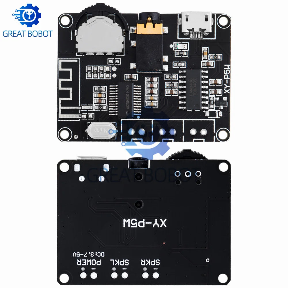 PAM8406 Bluetooth 5.0 Stereo Amplifier Module 5W+5W Arduino DIY Audio Amplifier Module Axl