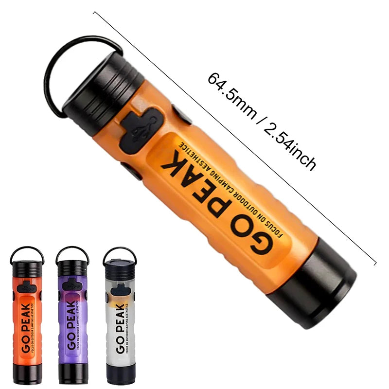 Pocket Mini LED Flashlight – USB Rechargeable Keychain Torch Mini LED Flashlight Axl
