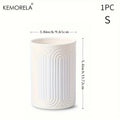 KEMORELA White Ceramic Utensil Holder | Kitchen Countertop Organizer Utensil Holder Axl S