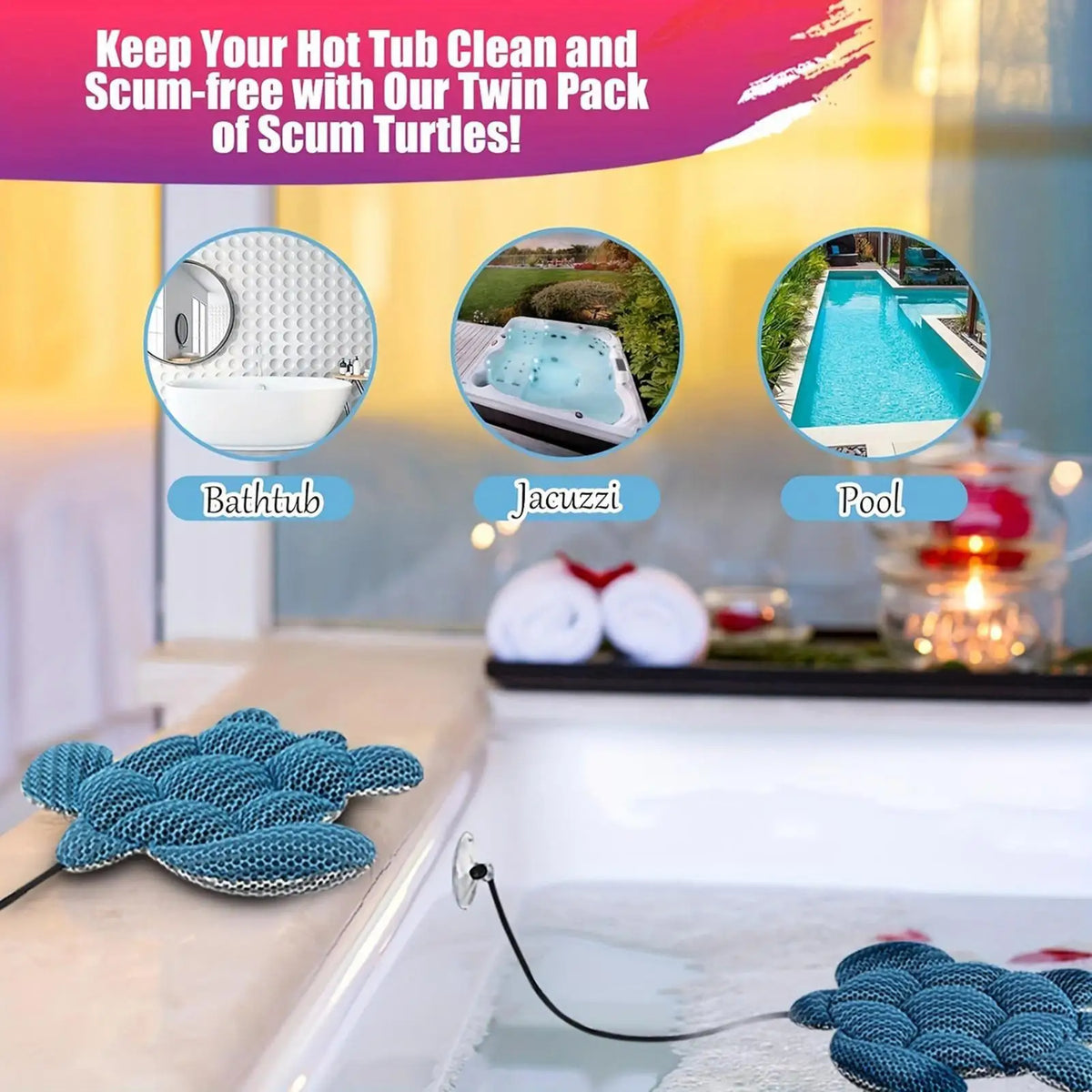 Reusable Pool Scum Absorber – Hot Tub Oil Sponge Ball Pool Scum Absorber Axl