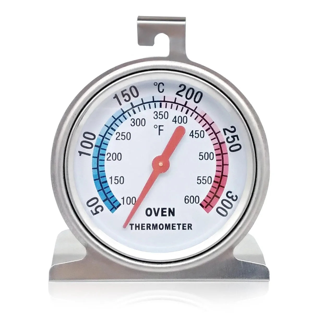 Stainless Steel Oven Thermometer 2.75" Dial – BBQ & Baking Oven Thermometer Axl silvery