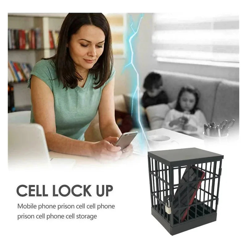 Phone Jail Lock Box – Locking Cell Phone Storage Cage Phone Lock Box Axl