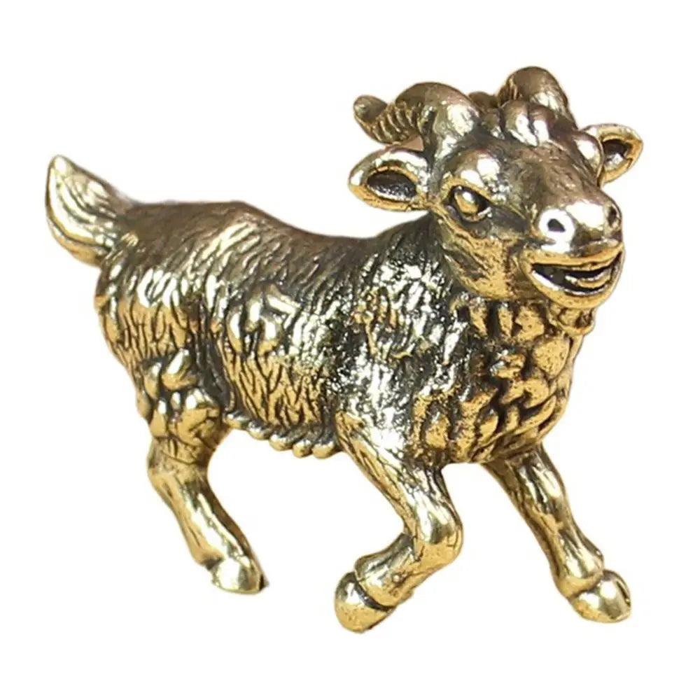Chinese Zodiac Copper Animal Figurine – Miniature Desk Statue Copper Zodiac Figurine Axl