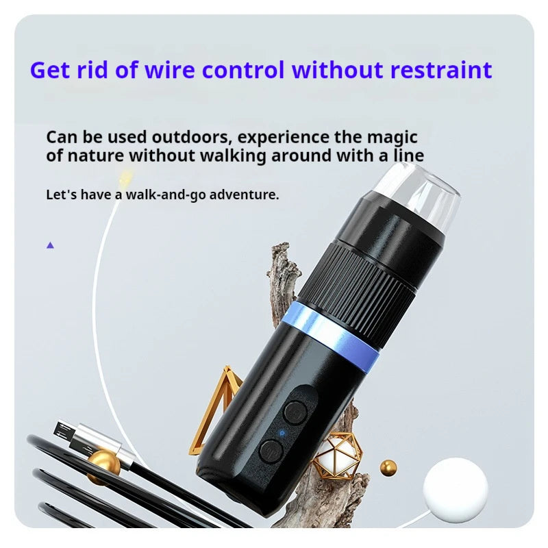 Portable WiFi Digital Microscope – HD 500X Skin & Scalp Viewer WiFi Digital Microscope Axl