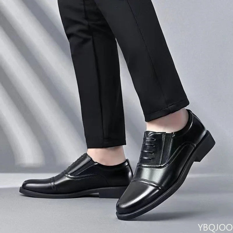 Men's Lace-Up Business Dress Shoes | Round Toe, Sizes 3–12.5 Men's Dress Shoes Axl