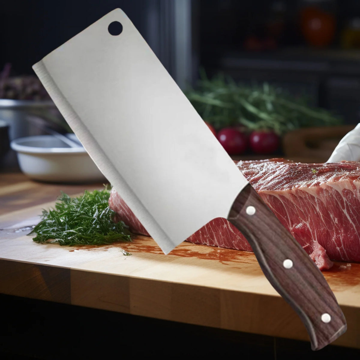 Stainless Steel Chef's Knife – Sharp Multipurpose Kitchen Slicer Chef's Knife Axl