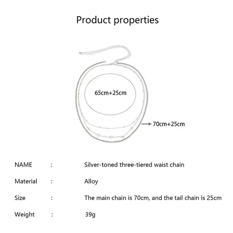 Multi-Layer Belly Waist Chain – Women's Body Chain Jewelry Body Chain Jewelry Axl