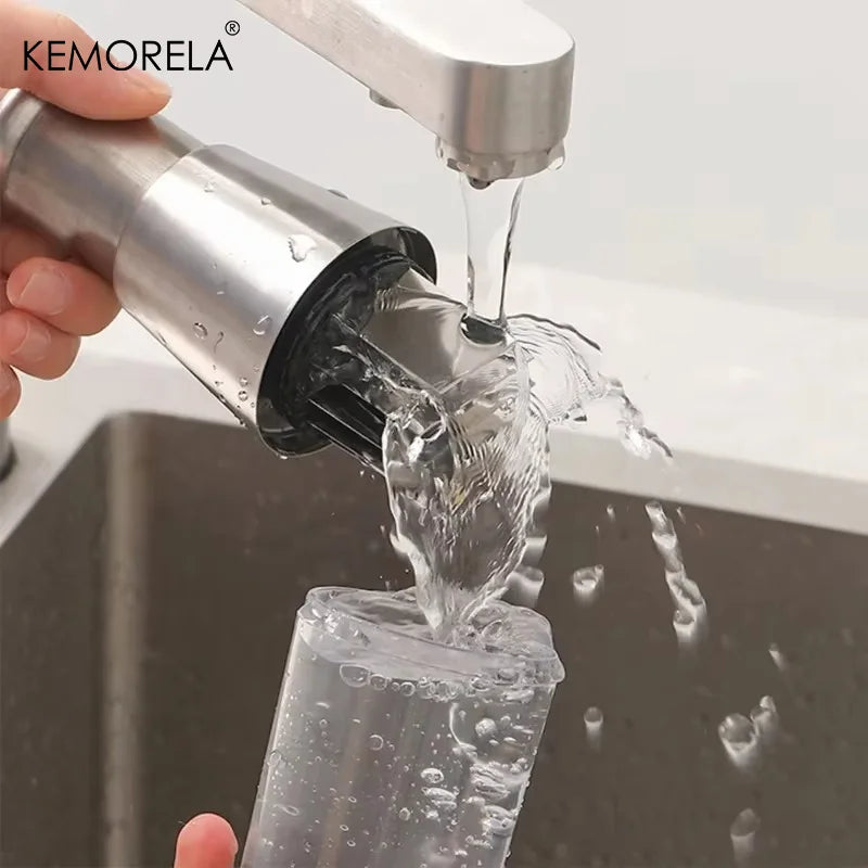 KEMORELA Manual Garlic Press & Veggie Chopper – Stainless Steel Garlic Press Chopper Axl