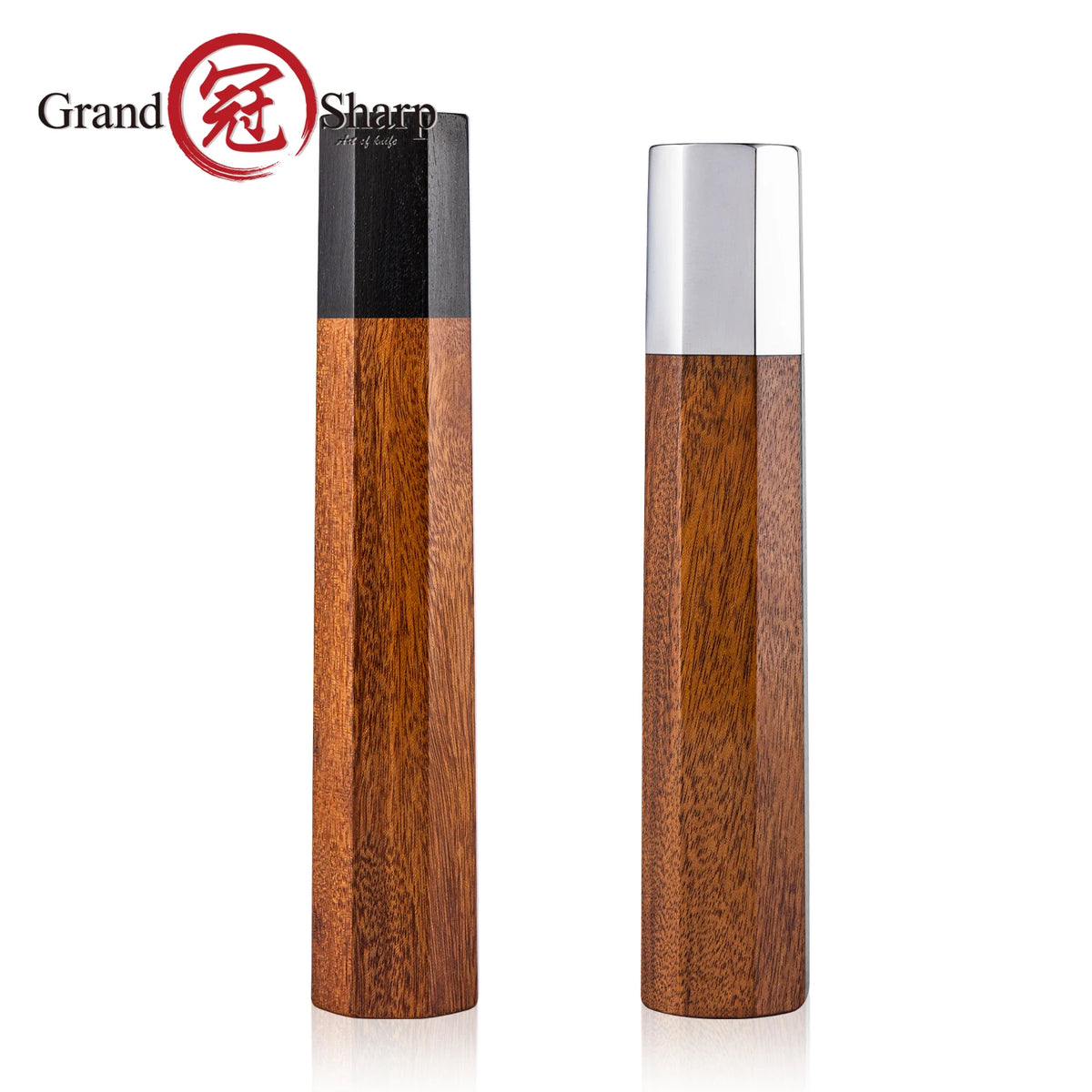 Octagonal Japanese Knife Handle – Natural African Mkuruti Wood DIY Knife Handle Blank Axl