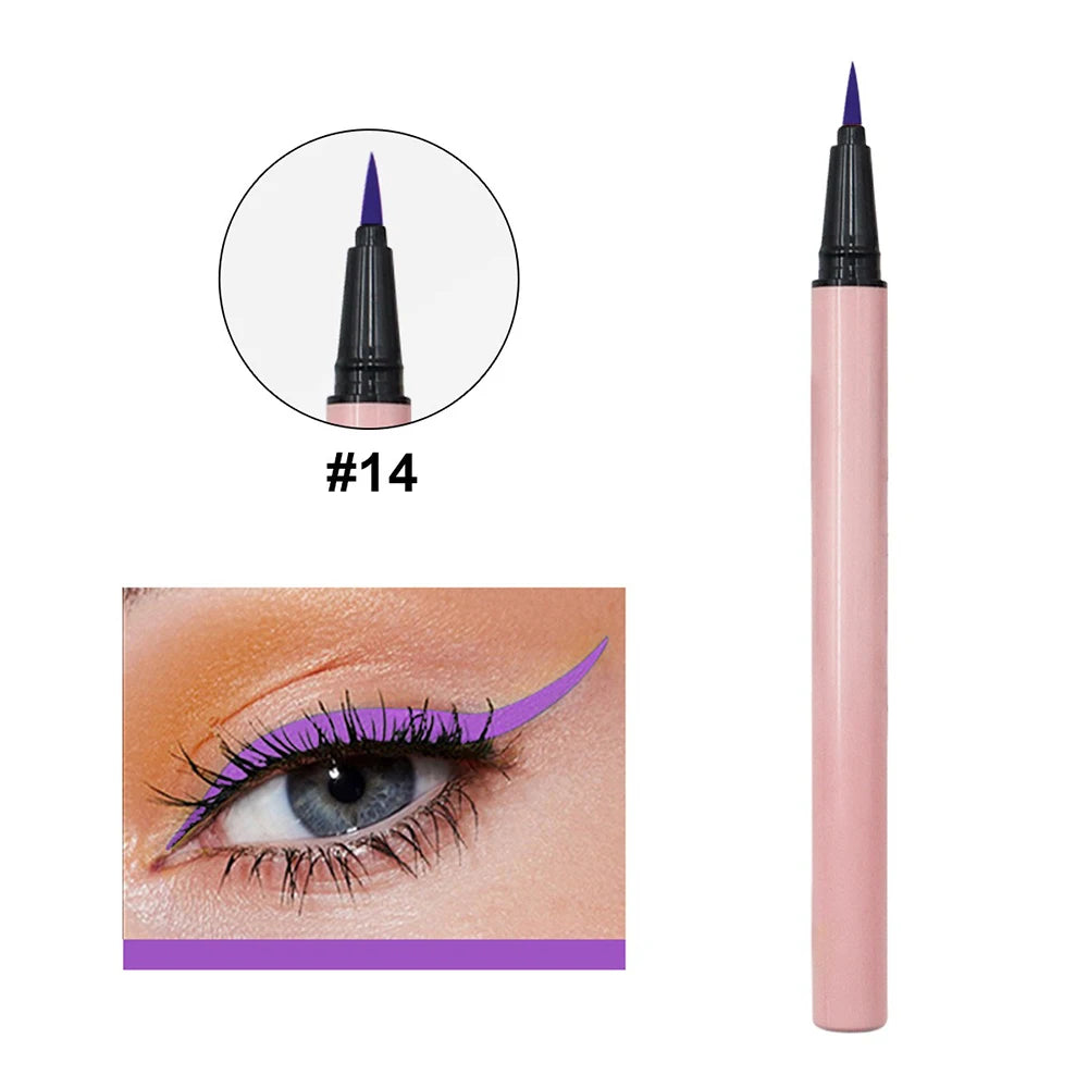 Waterproof Liquid Eyeliner Pink Tube – Smudge-Proof, Vegan Liquid Eyeliner Axl