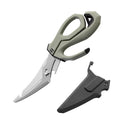 Heavy-Duty Detachable Stainless Steel Kitchen Scissors Kitchen Scissors Axl green