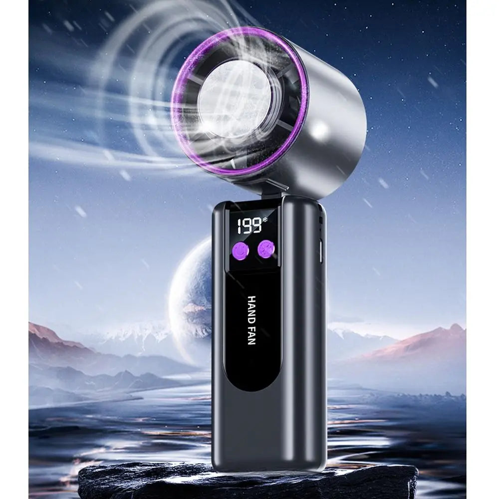 199-Speed Portable Handheld Fan – Foldable USB Rechargeable Handheld Portable Fan Axl