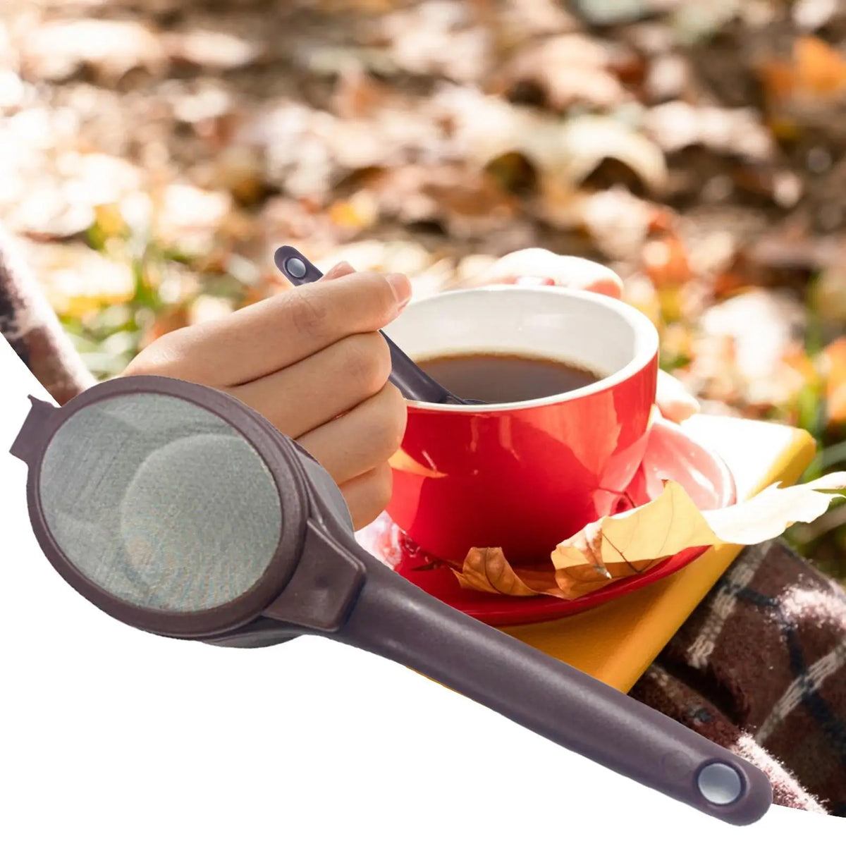 Reusable Mesh Coffee & Tea Filter Spoon – Portable Infuser Tea & Coffee Infuser Axl