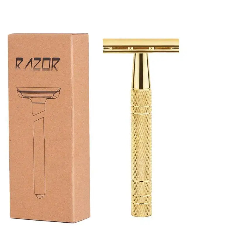 Reusable Double Edge Safety Razor – Eco-Friendly for Men & Women Safety Razor Axl Gold K