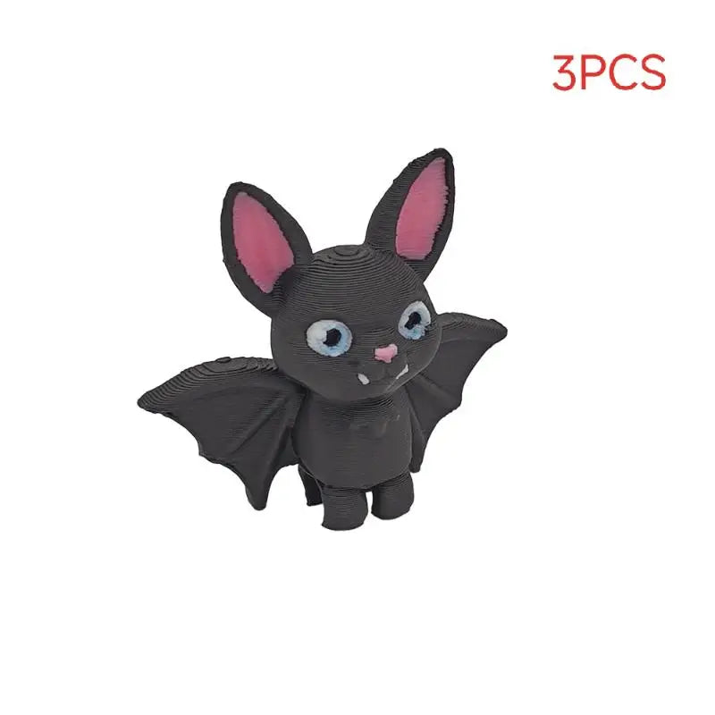 Upside-Down Bat Statue Ornament – Desk, Home & Car Decor Decorative Figurine Axl 3pcs