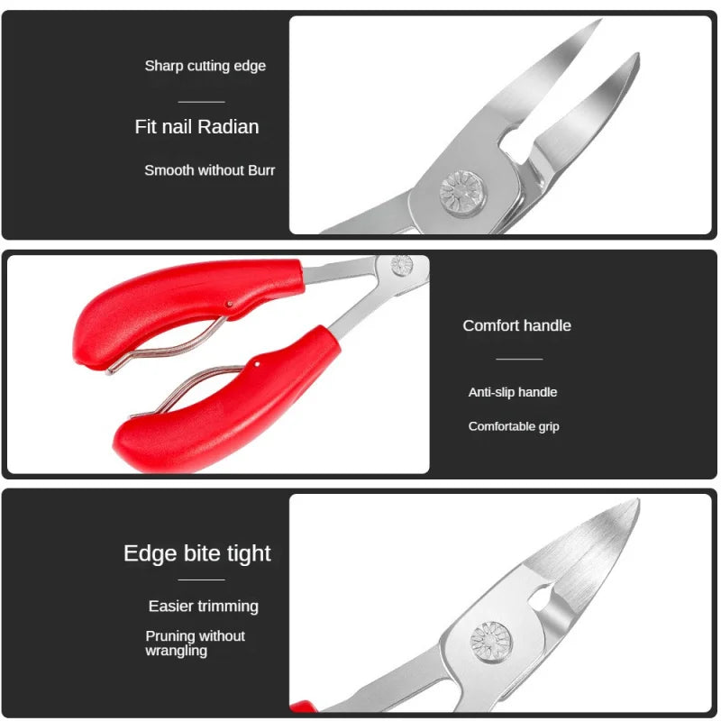 Stainless Steel Eagle Beak Nail Clippers – Cuticle Nipper Set Nail Clippers Set Axl