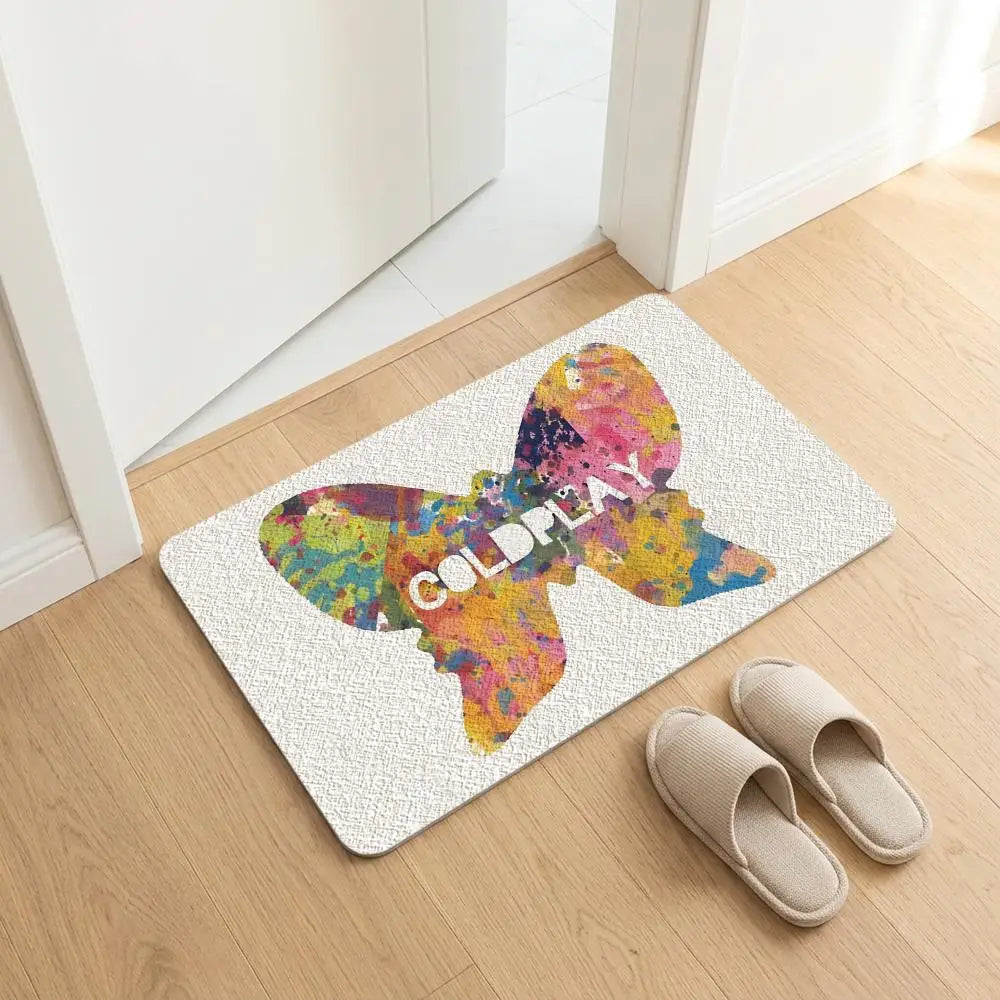 Diatomite Bath Mat – Quick Dry, Absorbent & Non-Slip Floor Mat Bath Mat Axl White6 50x80cm