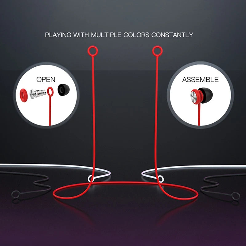 Silicone Earbud Lanyard – Anti-Lost Earphone Strap Cord Earphone Lanyard Strap Axl