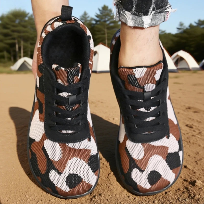 ZULIWAGN Wide Toe Camo Men's Breathable Running Sneakers Athletic Sneakers Axl