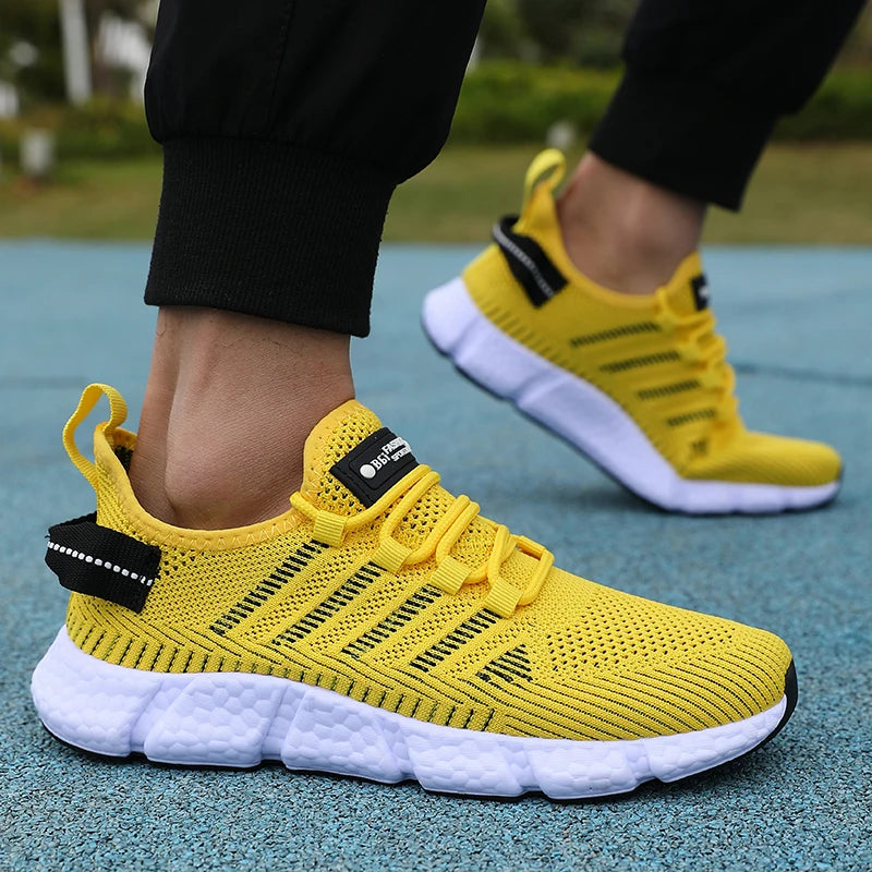 ZULIWAGN Men's Breathable Mesh Running & Walking Shoes Men's Athletic Shoes Axl