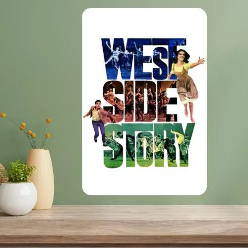West Side Story Classic Movie Metal Poster Sign | Vintage Wall Art Metal Wall Sign Axl aluminum sign aluminum 14x20cm