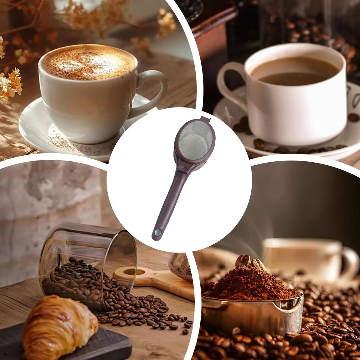 Reusable Coffee Filter Mesh Spoon & Fine Mesh Tea Infuser Coffee Filter Spoon Axl