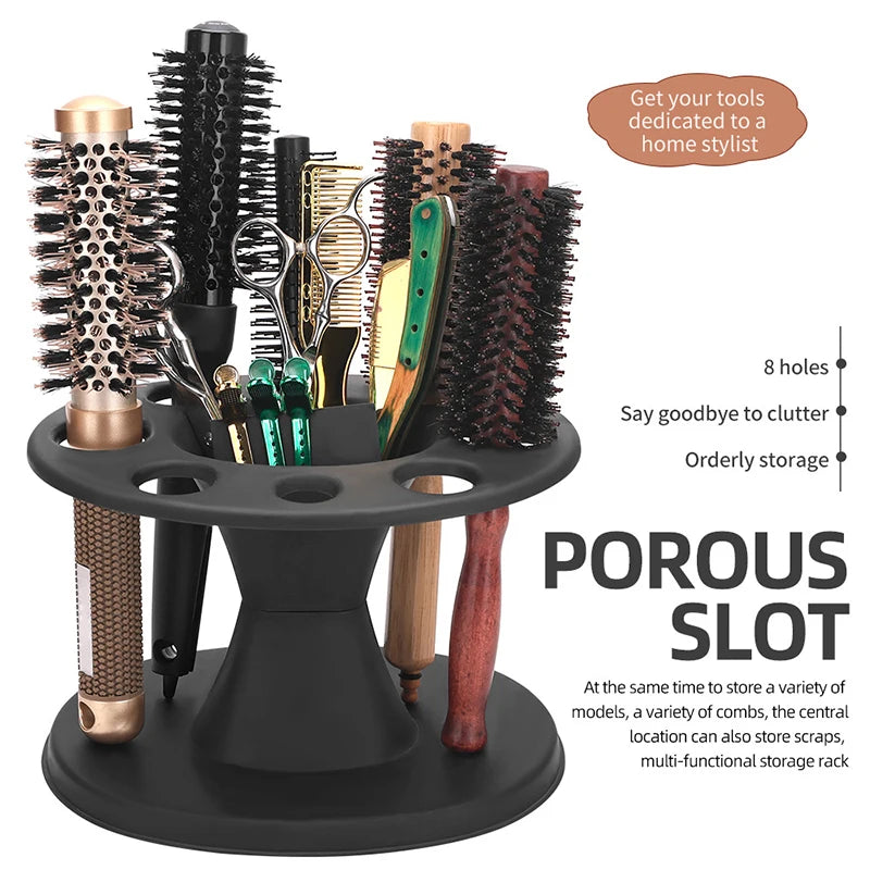 Barber Comb & Scissors Holder – Salon Tool Organizer Stand Salon Tool Organizer Axl