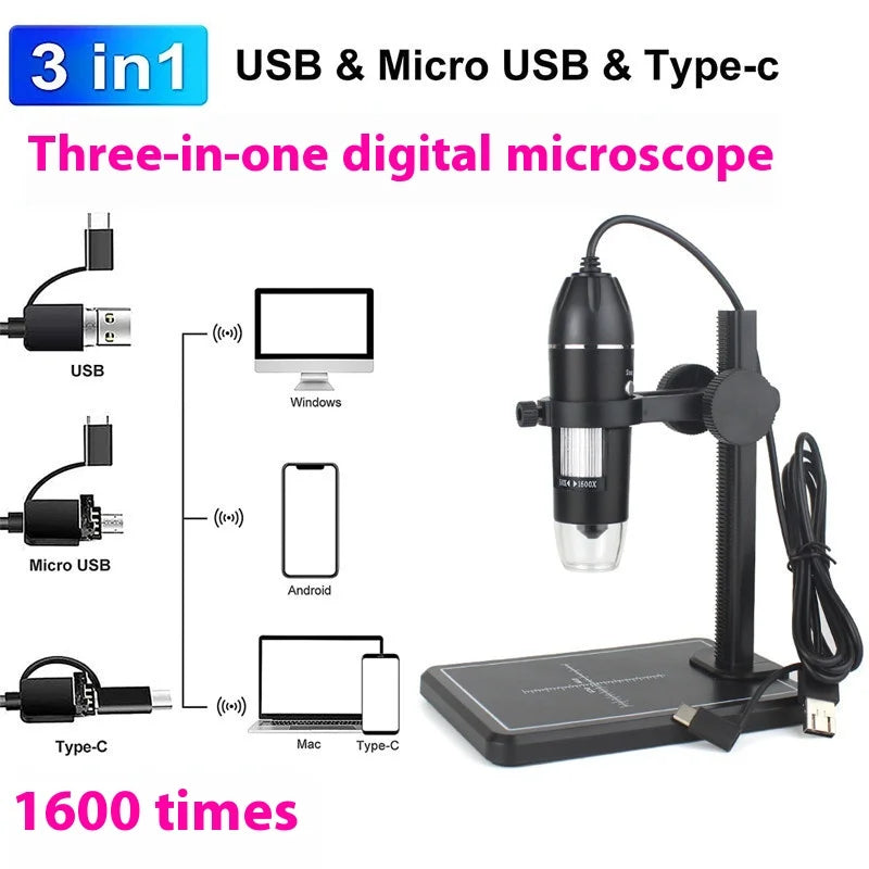 1000X USB Digital Microscope – Inspection & Measurement Tool USB Digital Microscope Axl