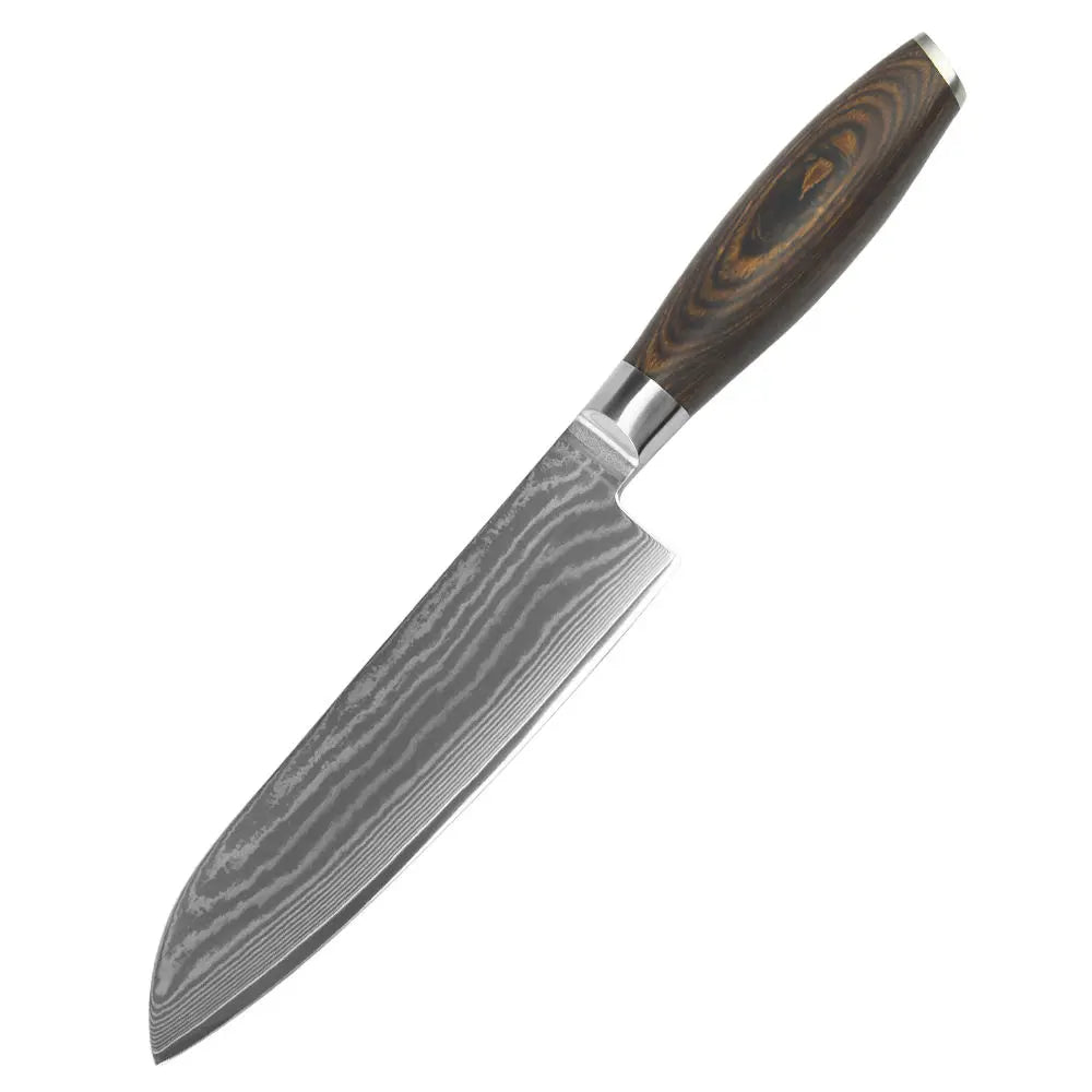 VG10 Damascus Steel 8" Japanese Chef Knife with Gift Box Damascus Chef Knife Axl 7 in Santoku Knife China Mainland
