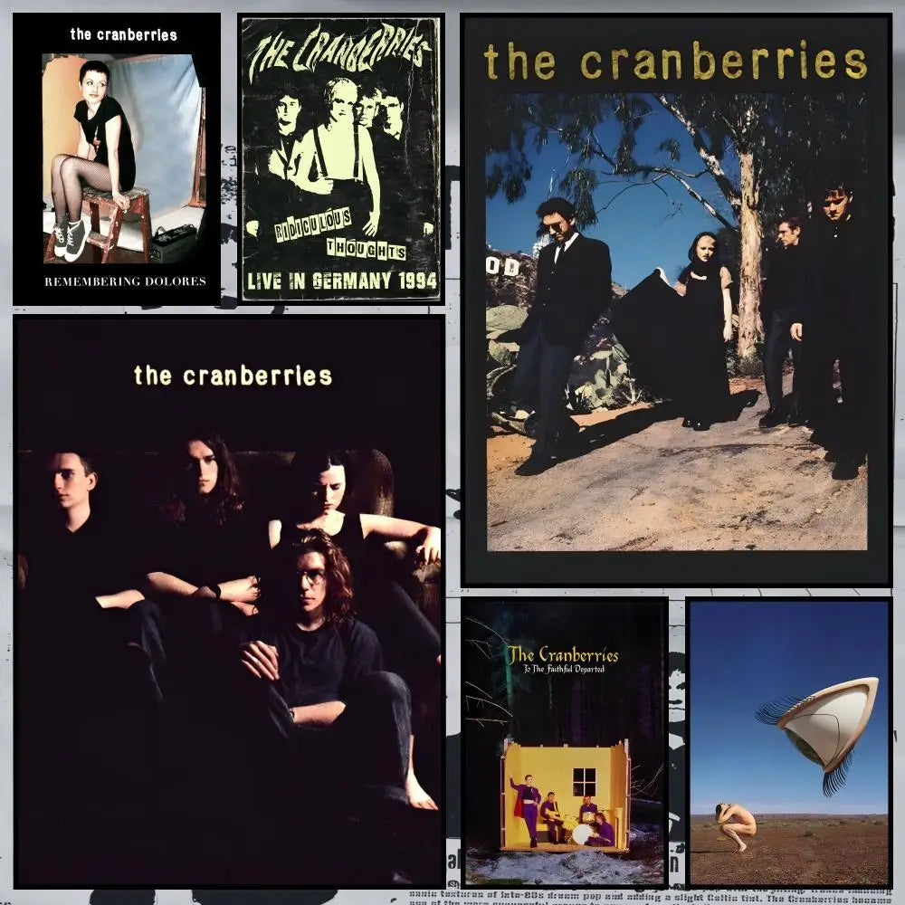 The Cranberries Peel-and-Stick PVC Wall Poster – HD Music Art Music Wall Poster Axl