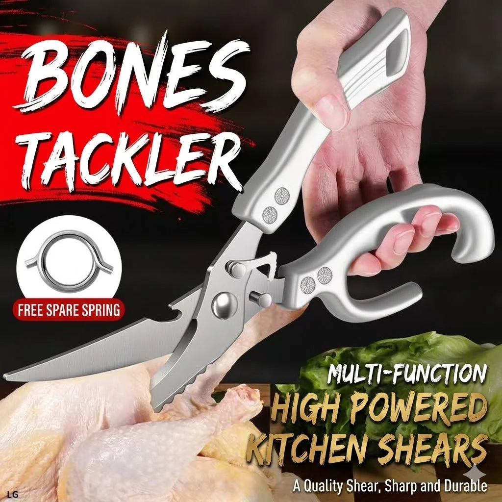 PLYS Multifunctional Kitchen Scissors – Stainless Steel Shears Kitchen Shears Axl