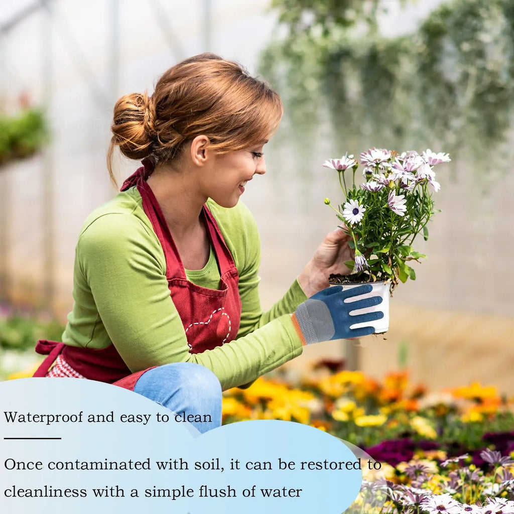 Thorn-Proof Waterproof Garden Gloves – Men & Women Garden Work Gloves Axl
