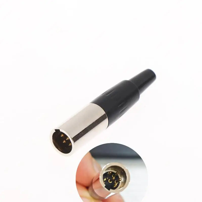 Mini XLR Connector 3/4/5/6 Pin Female Male Plug for Mic Cable Audio XLR Connector Axl 6P Male Plug