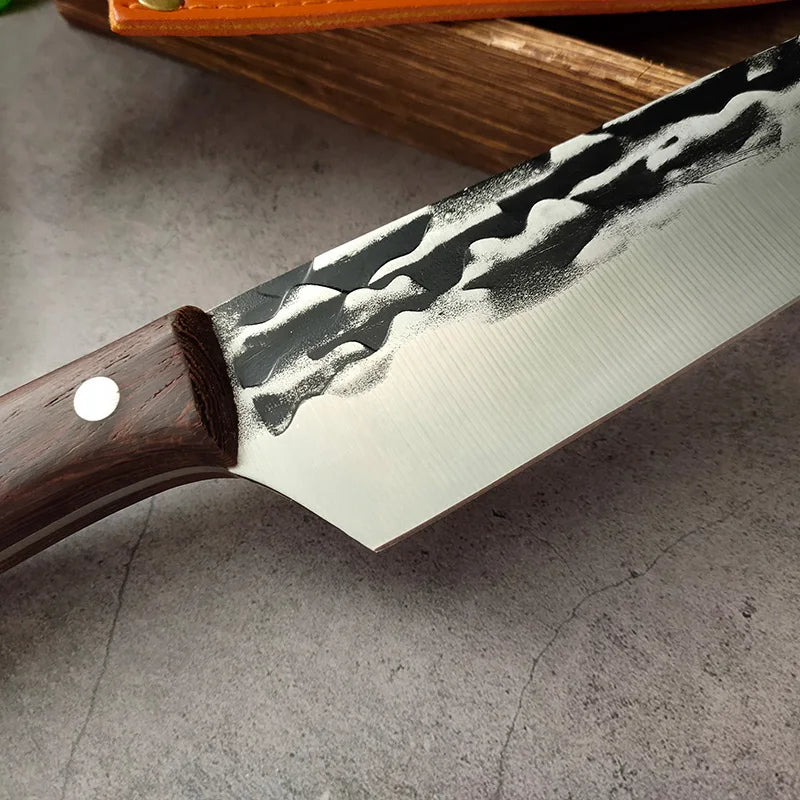 InLeung Meat Cleaver – Sharp Stainless Steel Kitchen Knife Meat Cleaver Knife Axl