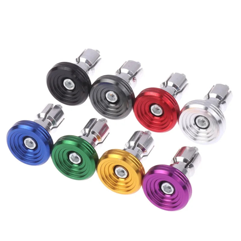 Aluminum Motorcycle Handlebar End Caps – Anti-Slip Grip Plugs Handlebar End Caps Axl