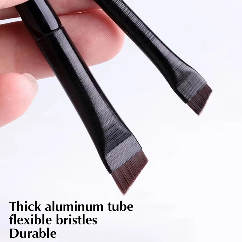 Angled Eyebrow & Eyeliner Brush Set – Precision Liner Brushes Makeup Brush Set Axl
