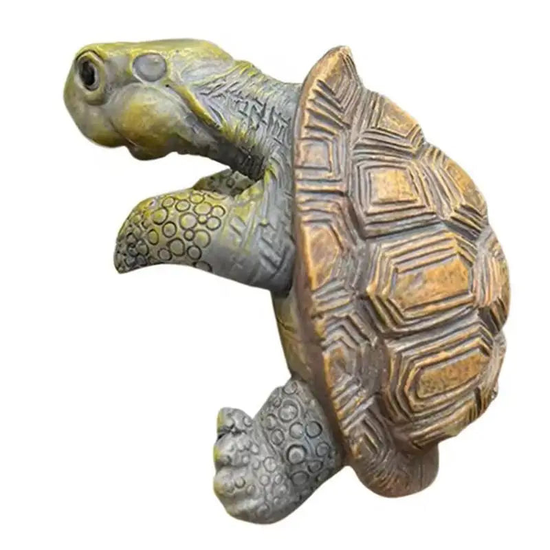 Resin Turtle Figurines – Pot, Vase & Fish Tank Ornaments Resin Garden Figurine Axl 1pc