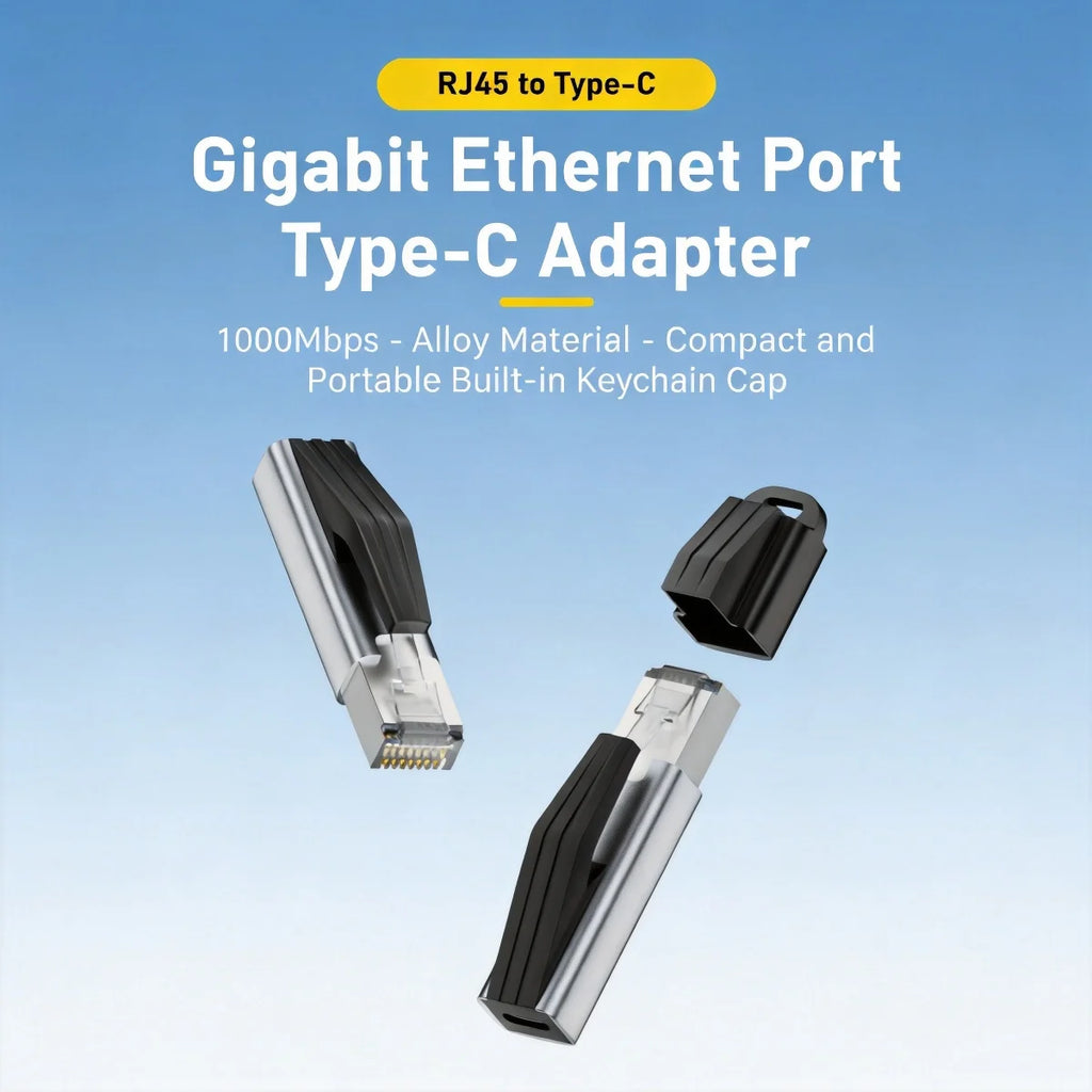 USB-C to Ethernet Adapter 1Gbps Gigabit RJ45 Network Converter Network Adapter Axl