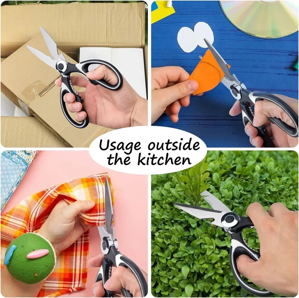 Stainless Steel Multifunctional Kitchen & BBQ Shears Kitchen Shears Axl