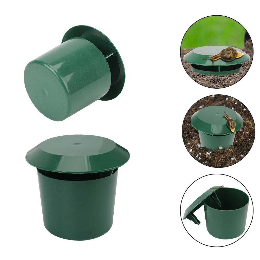 Eco-Friendly Garden Snail & Slug Trap Catcher – Green Garden Pest Trap Axl