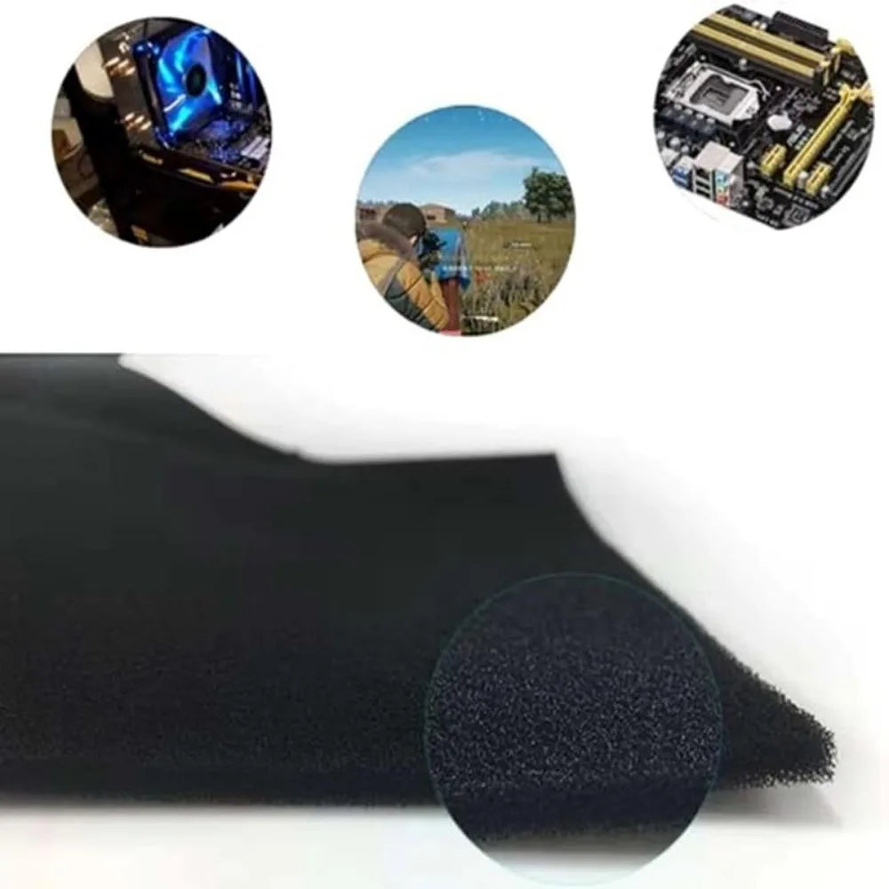 2-Pack PC Case Dust Filter Mesh 500×400mm 60PPI Sponge PC Case Dust Filter Axl