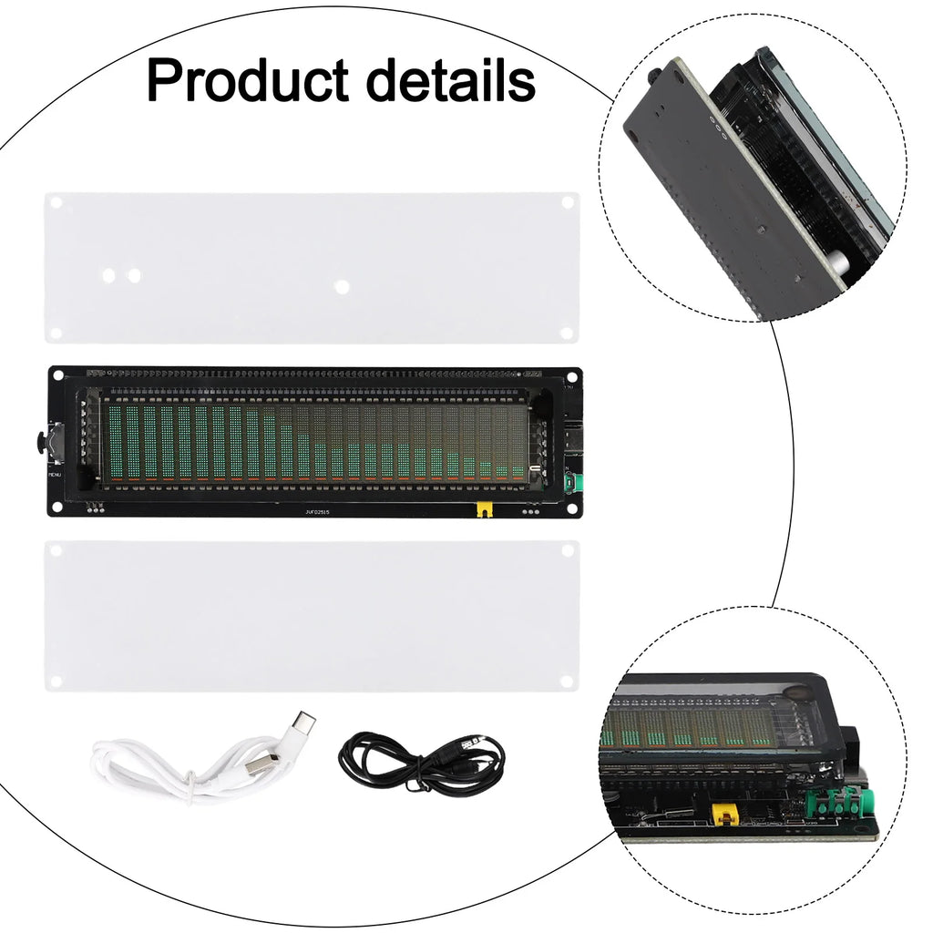 AK2515 VFD Audio Spectrum Analyzer Board – 3.5mm AUX/MIC Spectrum Analyzer Board Axl