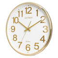 Gold 3D Large Silent Wall Clock – Nordic Luxury Home Decor Wall Clock Axl Golden 36.8CM