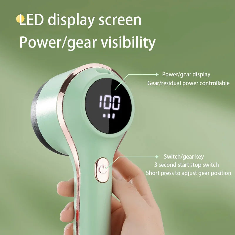 BALASHOV Electric Fabric Shaver & Lint Remover – LED Display Electric Fabric Shaver Axl