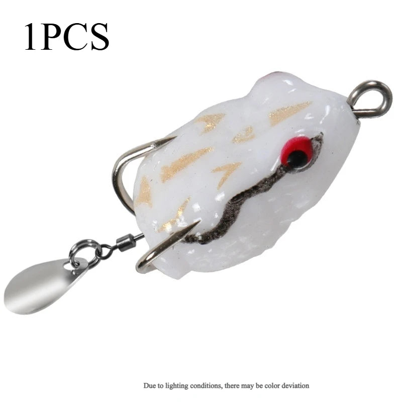 Mini Bullfrog Soft Frog Fishing Lure 2.5cm 3g | Thai Style Bait Soft Fishing Lure Axl 15-1PCS
