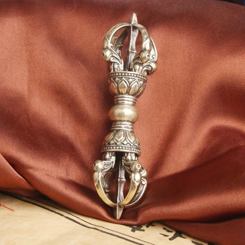Vintage Copper Diamond Pestle Ornament | Feng Shui Desk Décor Spiritual Desk Ornament Axl